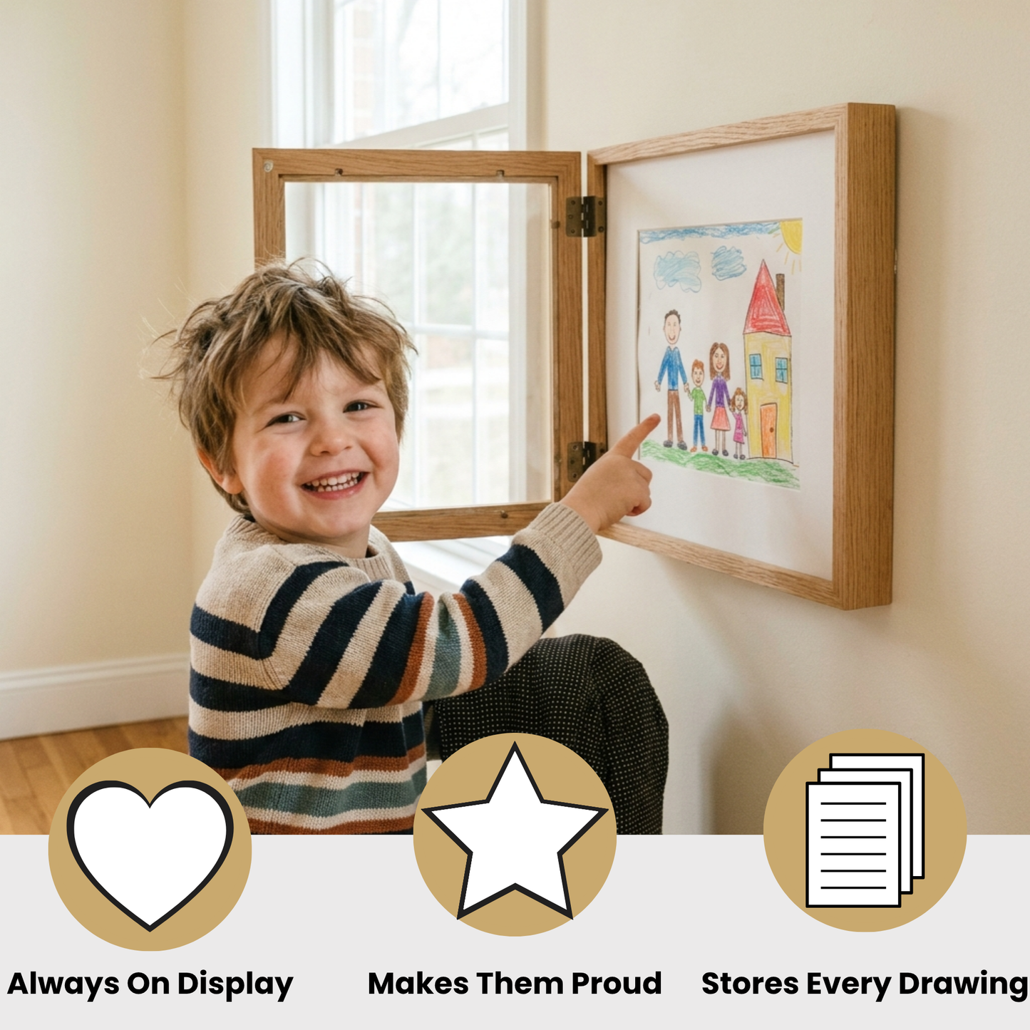 MemoryFrame - Keep you kids drawing forever