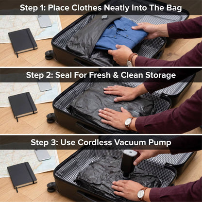 VacuLite™ Pro Compression Bag with Portable Air Pump