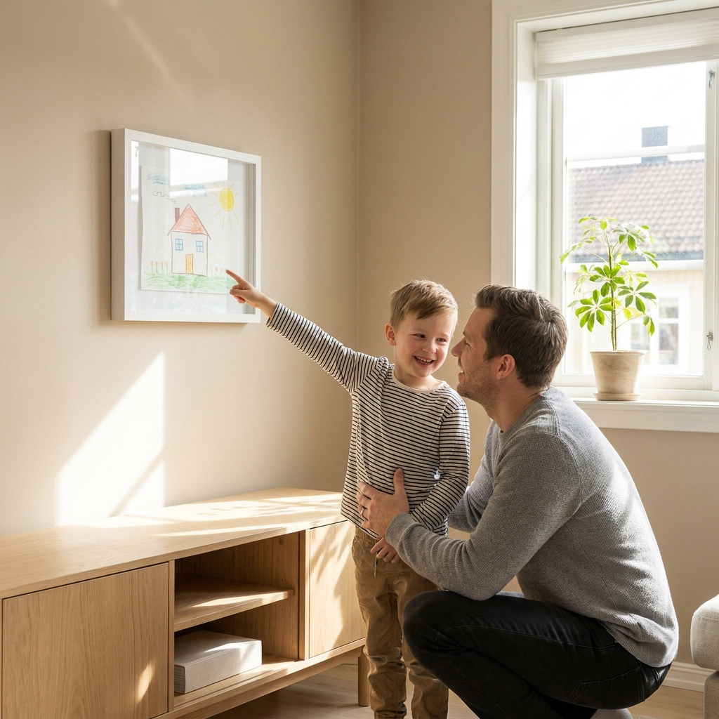 MemoryFrame - Keep you kids drawing forever