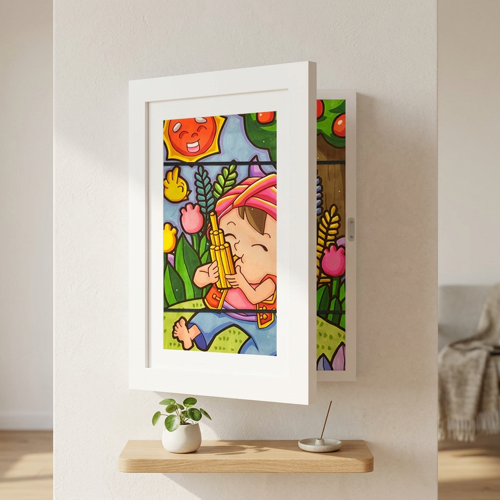 MemoryFrame - Keep you kids drawing forever
